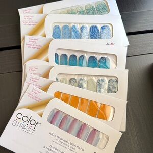 Color Street Vibrant Nail Polish Strips - Set of 6